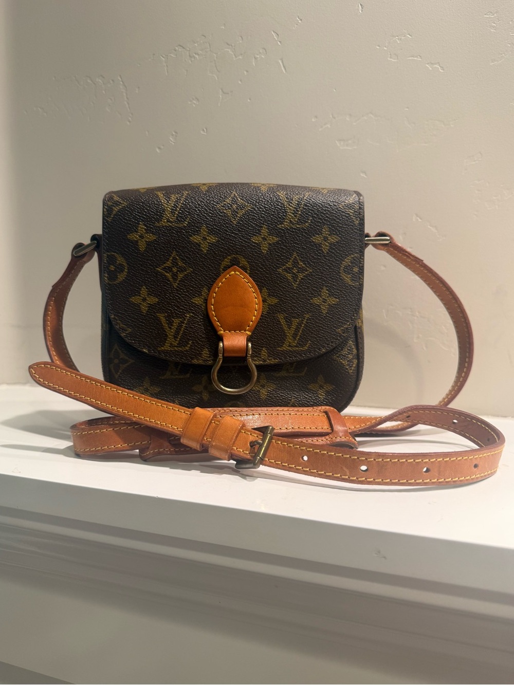 Louis Vuitton Monogram Saint Cloud MM Crossbody or Shoulder Bag Vintage - Picture 16 of 16
